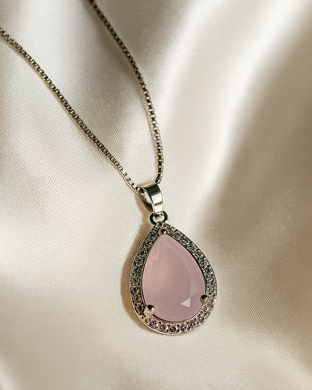 Crystal Dew Drop Necklace