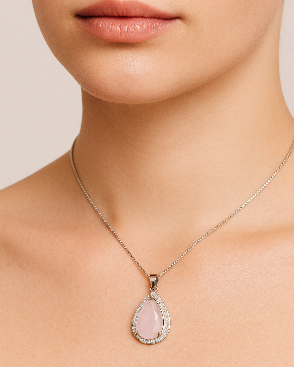 Crystal Dew Drop Necklace